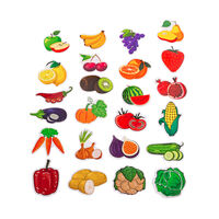 Магнитный набор "Овощи, фрукты разные продукты". Познаем мир.(в коробке)