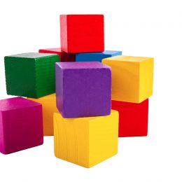 Кубики "Цветные" (20 шт)