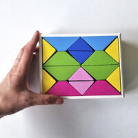 Треугольники цветные (16 дет)